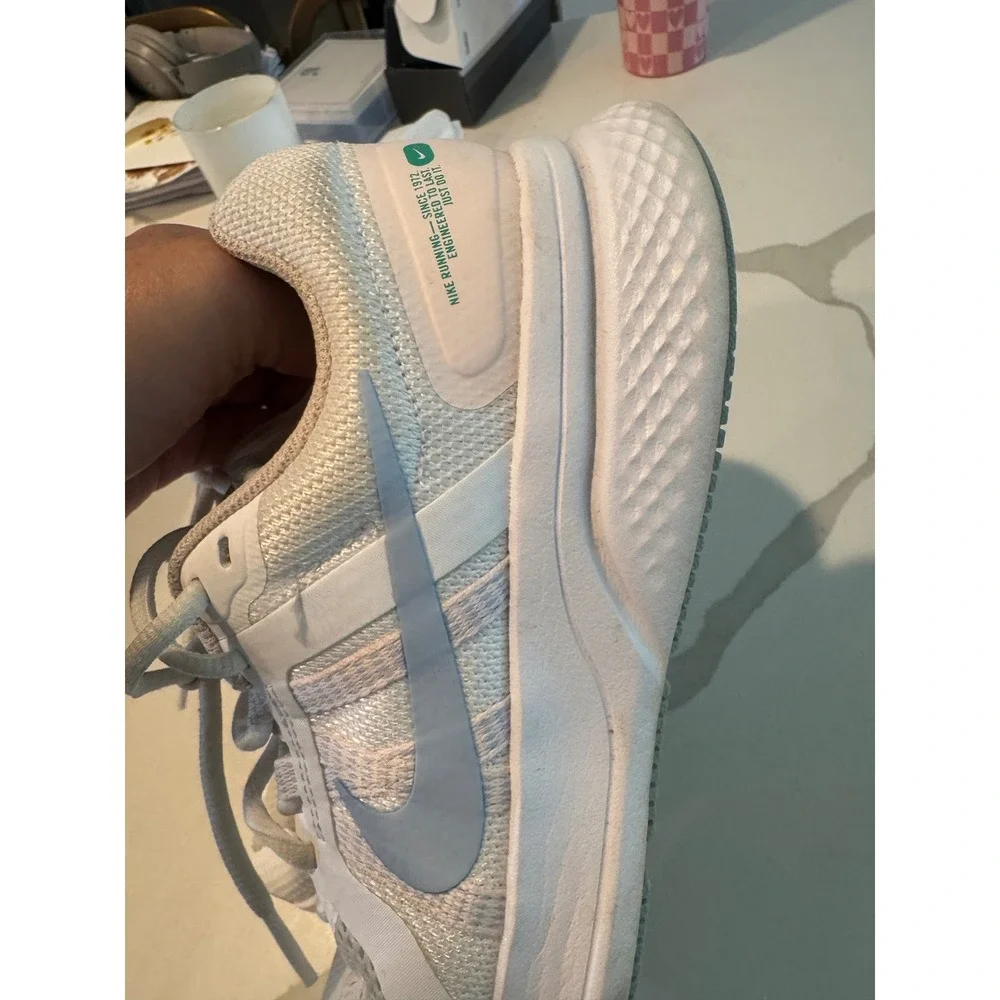 Nike‎ Run Swift 2 Womens Running Shoes White Light Blue 8